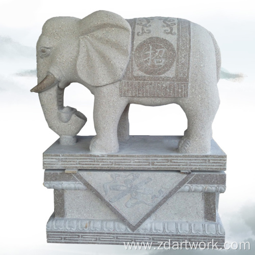 Landscape giant stone carving animals